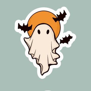 Halloween Vinyl Sticker,3 inches big 3/10% off